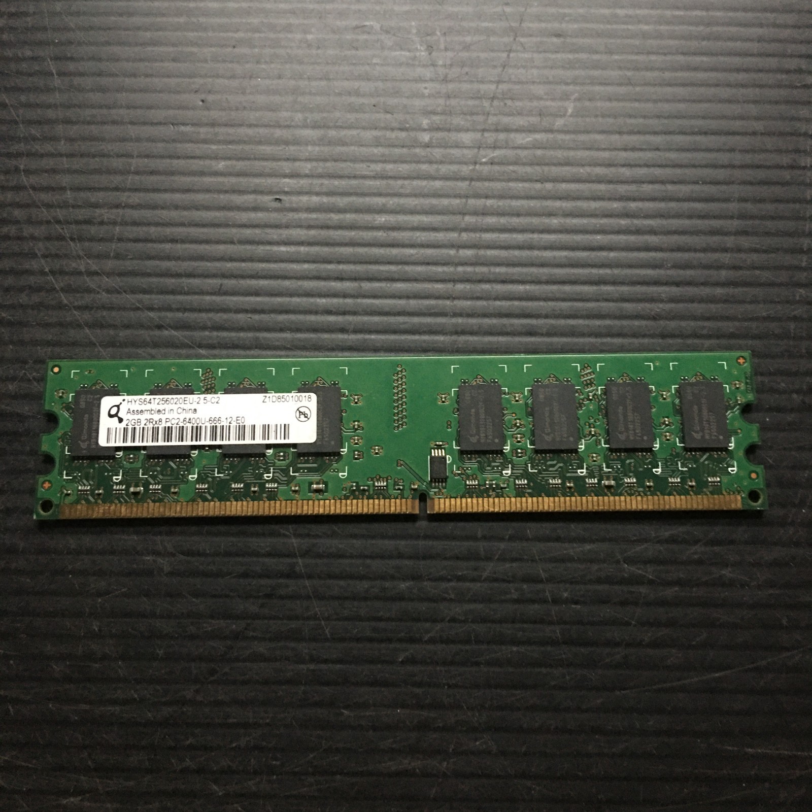 QIMONDA 2GB DDR2 PC2-6400U-666-12-E0 Desktop RAM Memory (HYS64T256020EU-2)