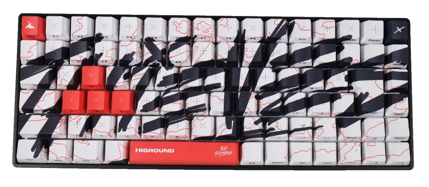 100 Thieves x HG Basecamp 75+ Gaming Keyboard Team Issue