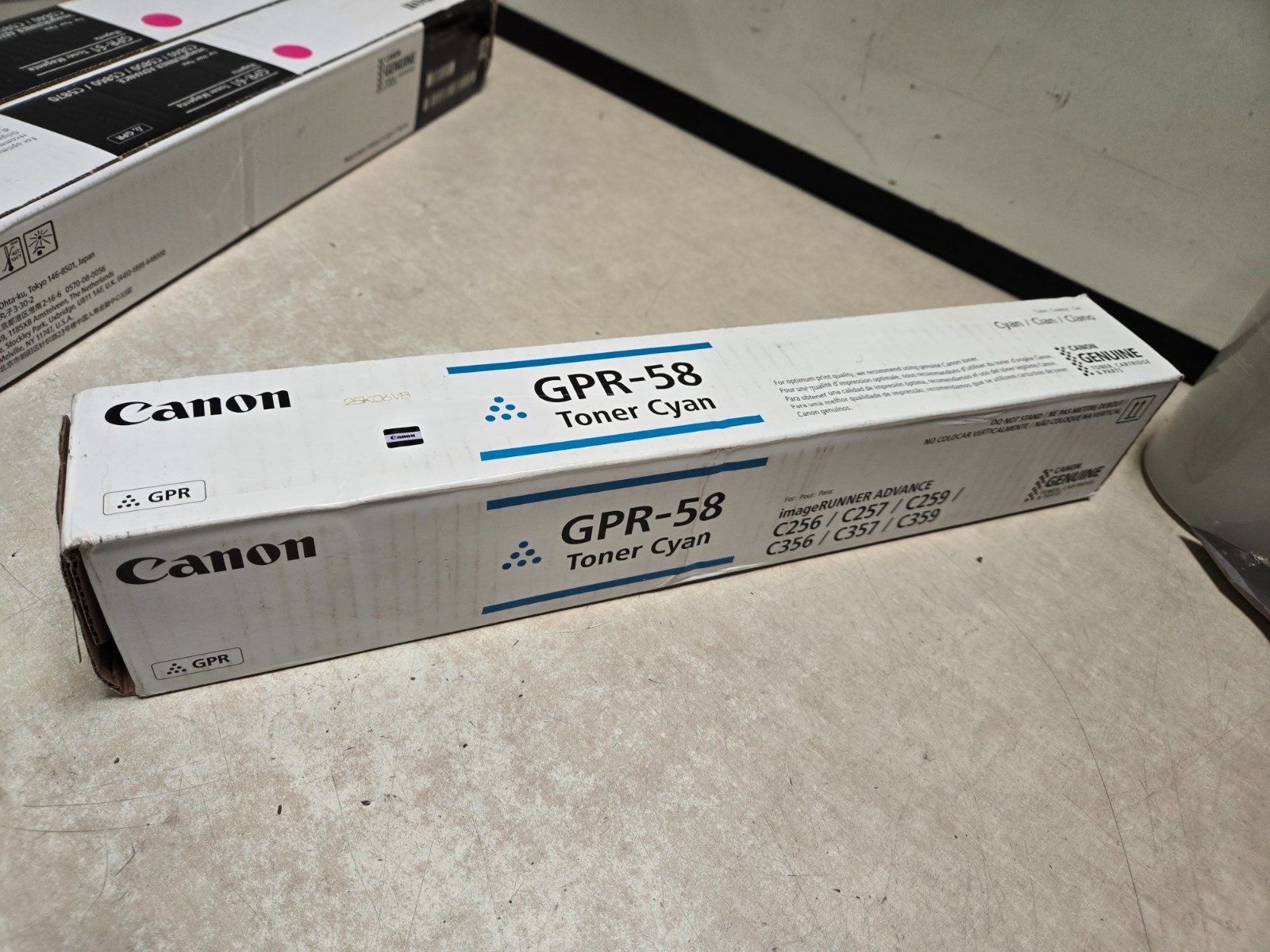 Canon GPR-58 Cyan Toner Cartridge F42-9052-001 FACTORY SEALED
