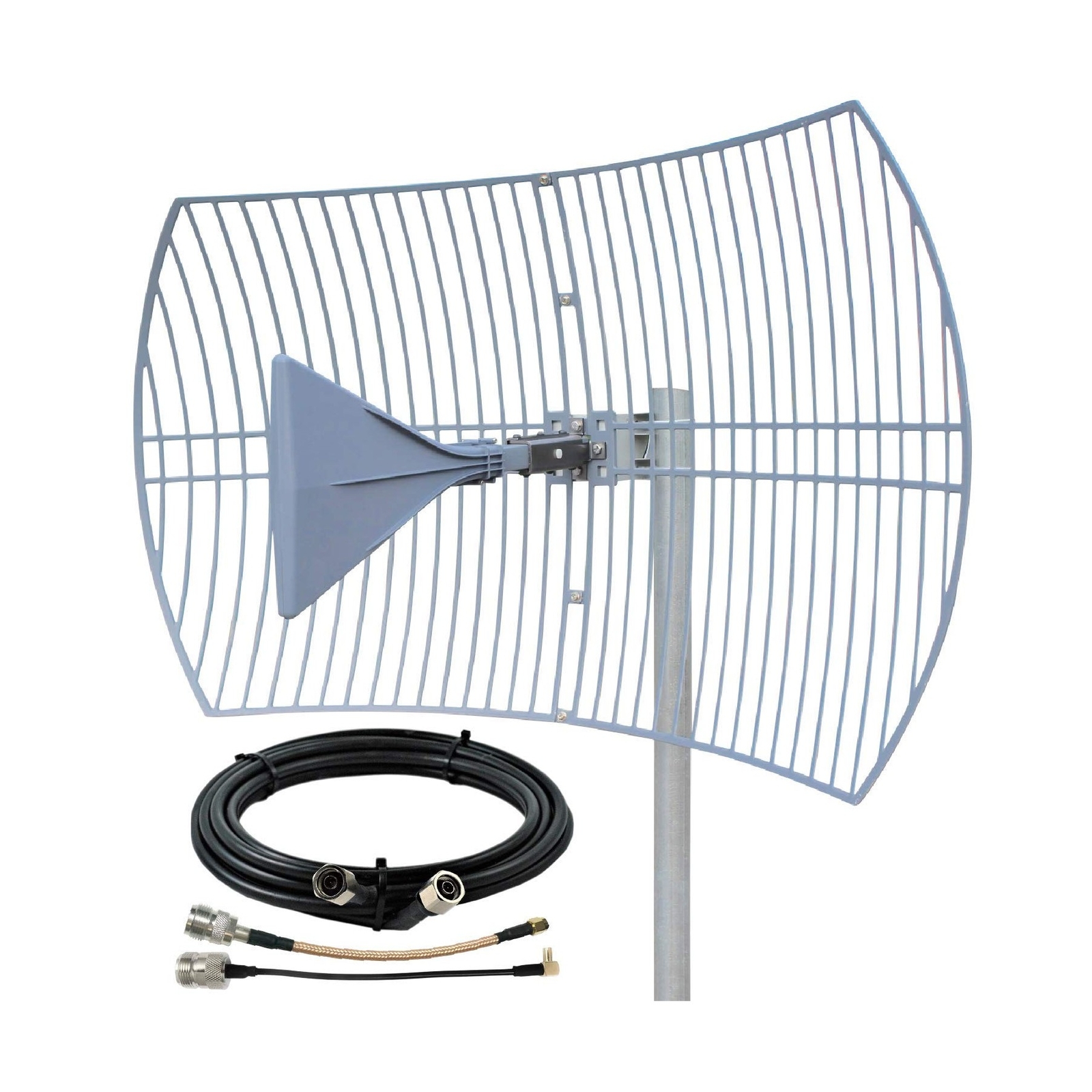 Griddy: The Grid Parabolic 4G LTE, 5G NR, and WiFi Antenna Kit by Waveform | ...