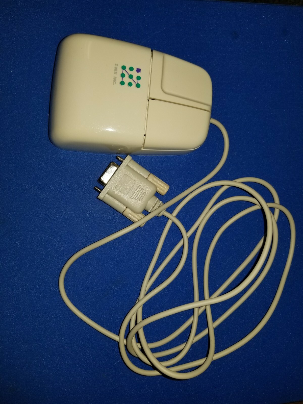 Z-NIX, Inc. E6QMOUSE X31 2 Button DB-9 Vintage Computer PC Mouse