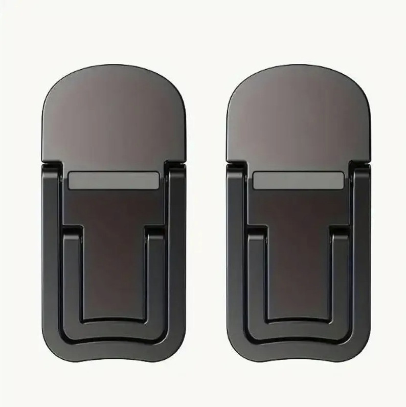 2pcs Mini Foldable Laptop Stand Adjustable Invisible Notebook Riser - NEW