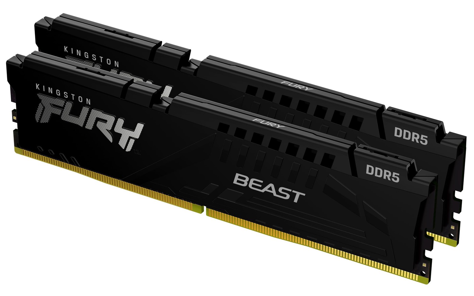 Kingston FURY Beast Black 32GB 6000MT/s DDR5 CL36 DIMM (2x16GB) Desktop Gaming M