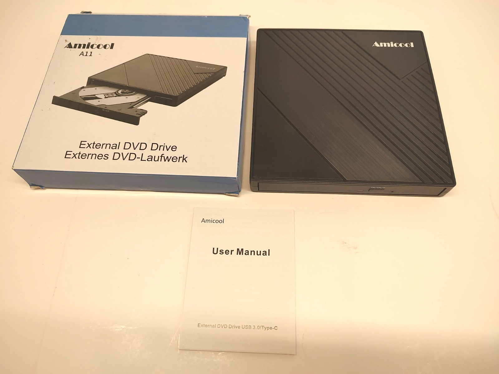 AMICOOL External USB DVD DRIVE Model A11-SU3