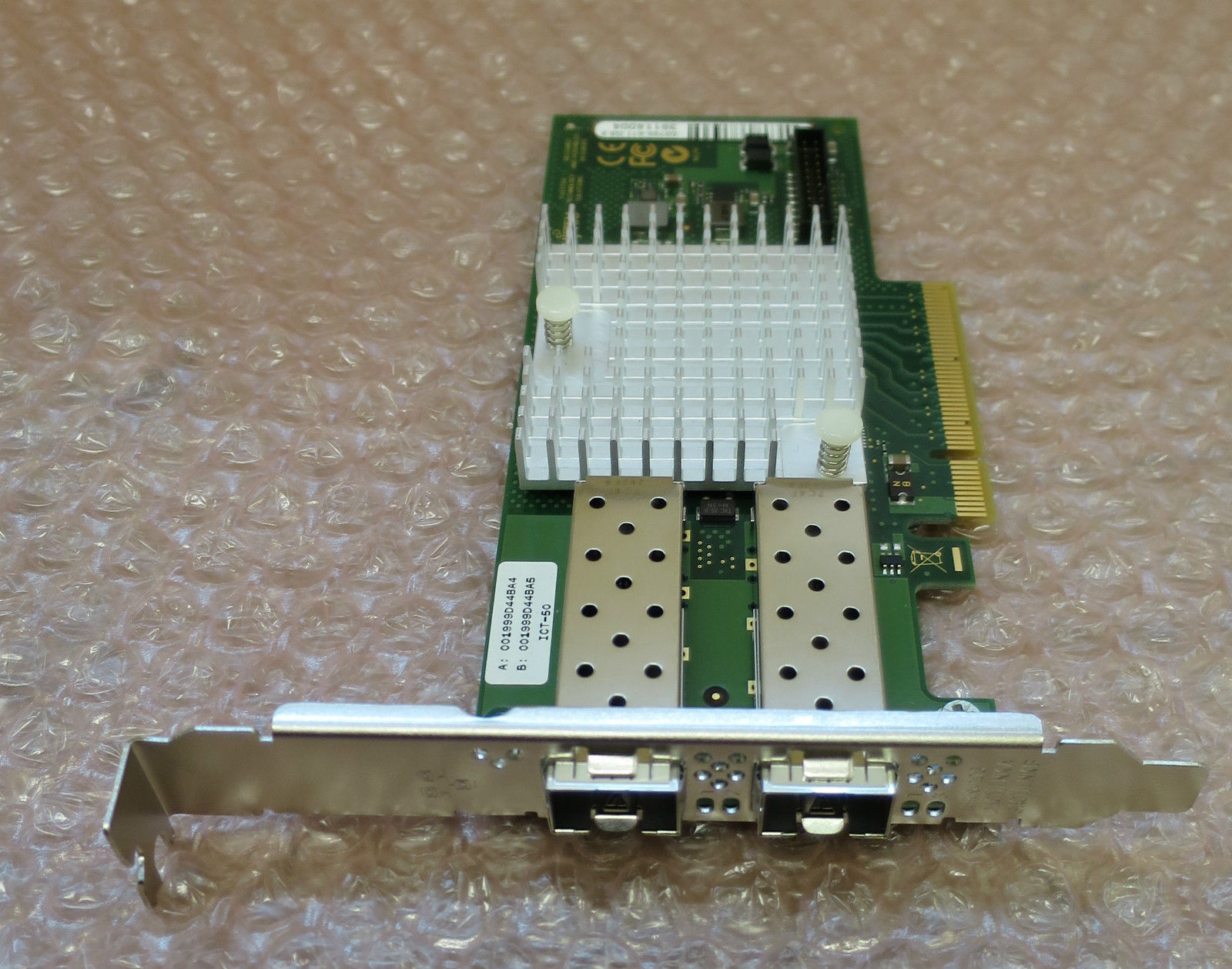 Fujitsu Eth Ctrl 2x10Gbit PCIe PCI-E x8 S26361-F3629-E2  with FH bracket