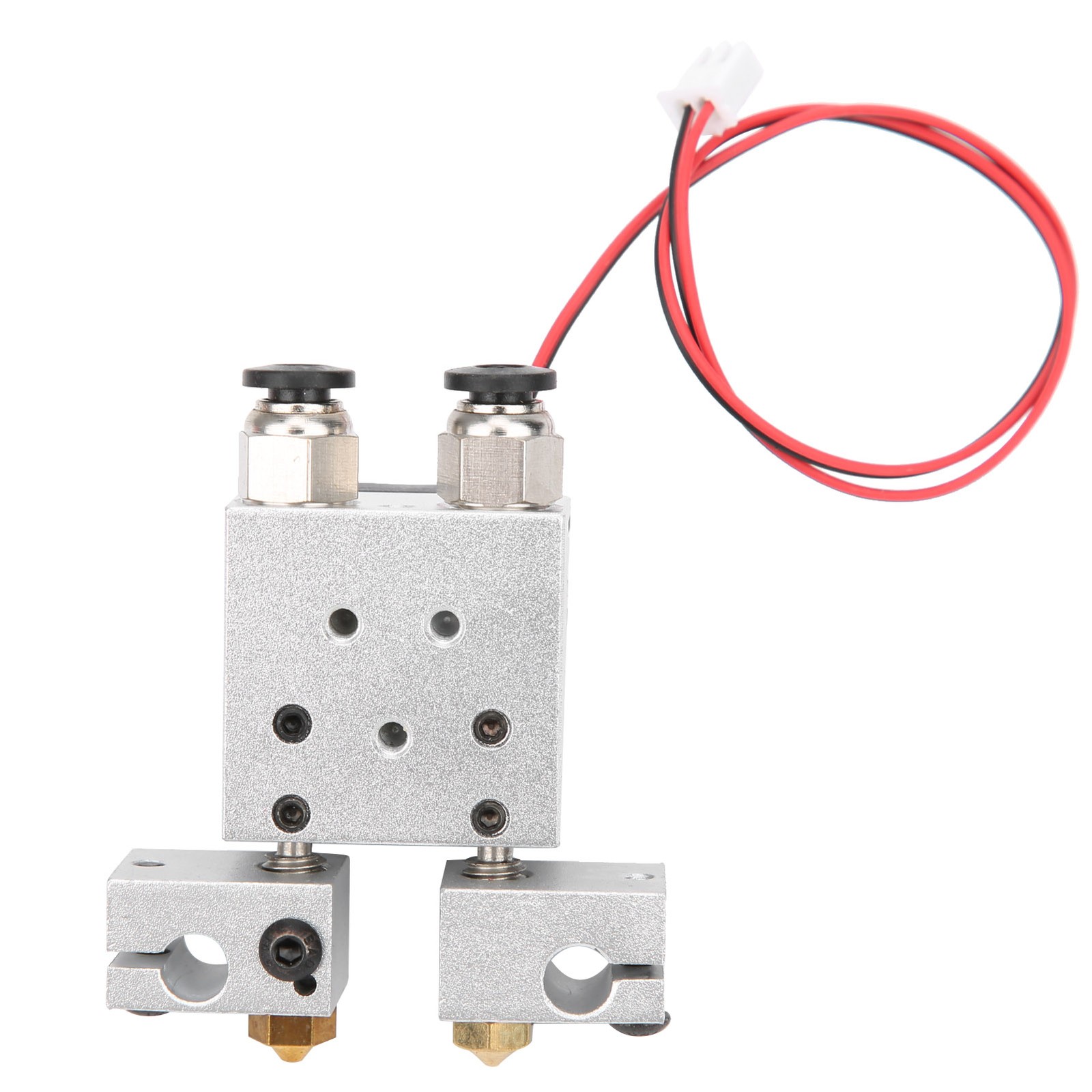 3D Printer Accessories 2 In 2 Out Extruder Kit Volcano Block Nozzle Hot End TMVP