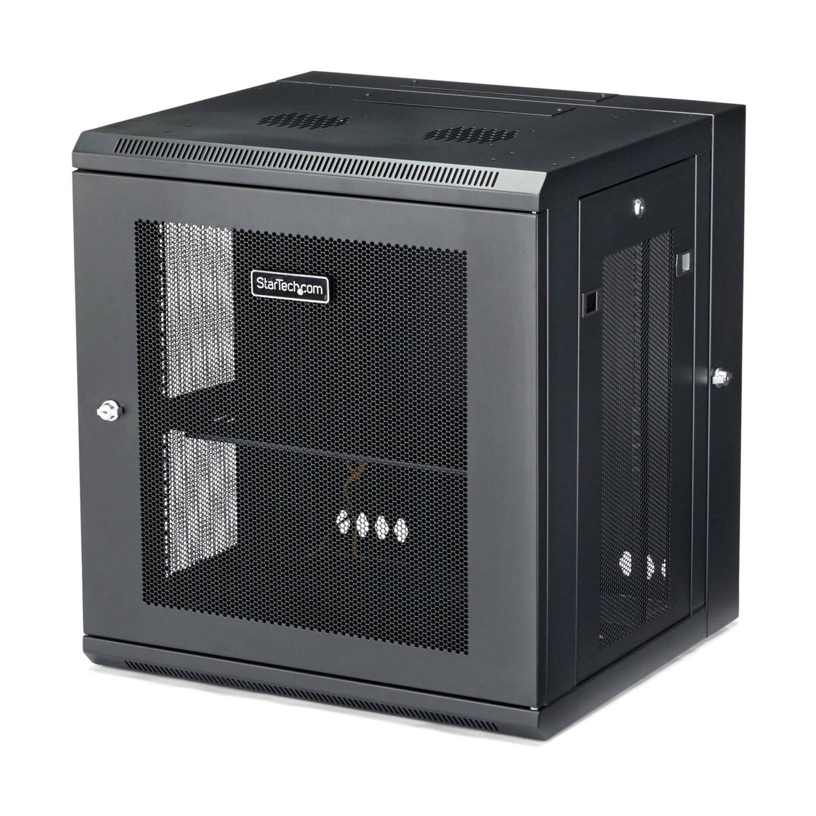 StarTech.com 12U Wall Mount Network Cabinet, Black, Alloy Steel, 19'' Wall-Mo...