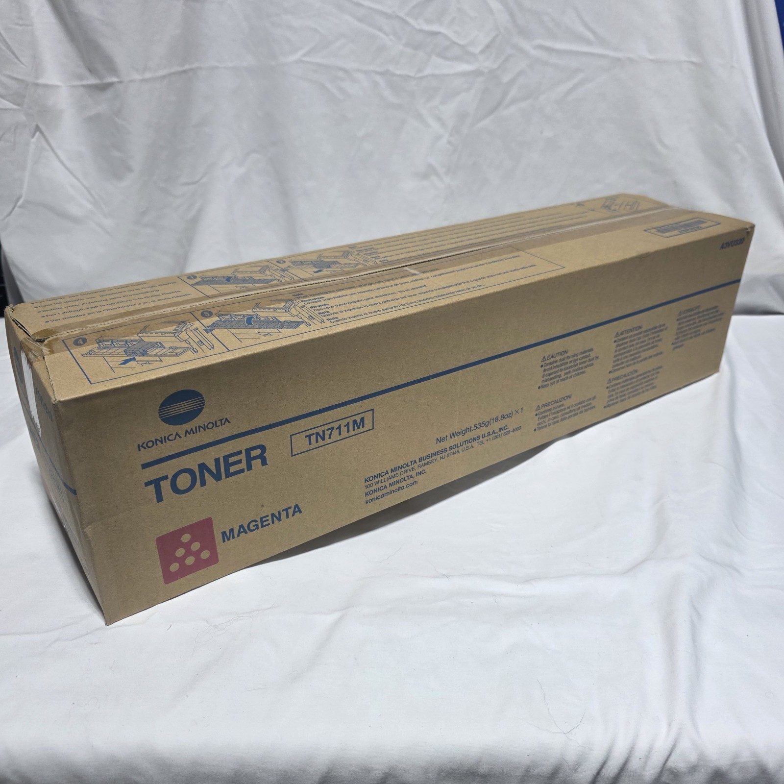 Konica Minolta TN711M Magenta A3VU330 Genuine New Sealed Box 