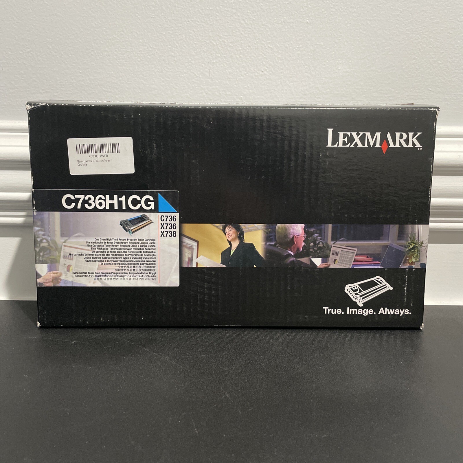 Lexmark C736H1CG Cyan High Yield Return Toner Cartridge for C736, X736, X738