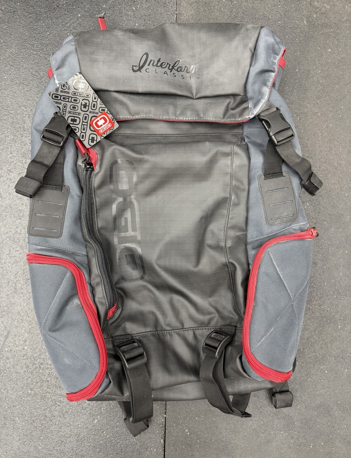 OGIO Torque Backpack Navy Blue/Black/red New With Tag