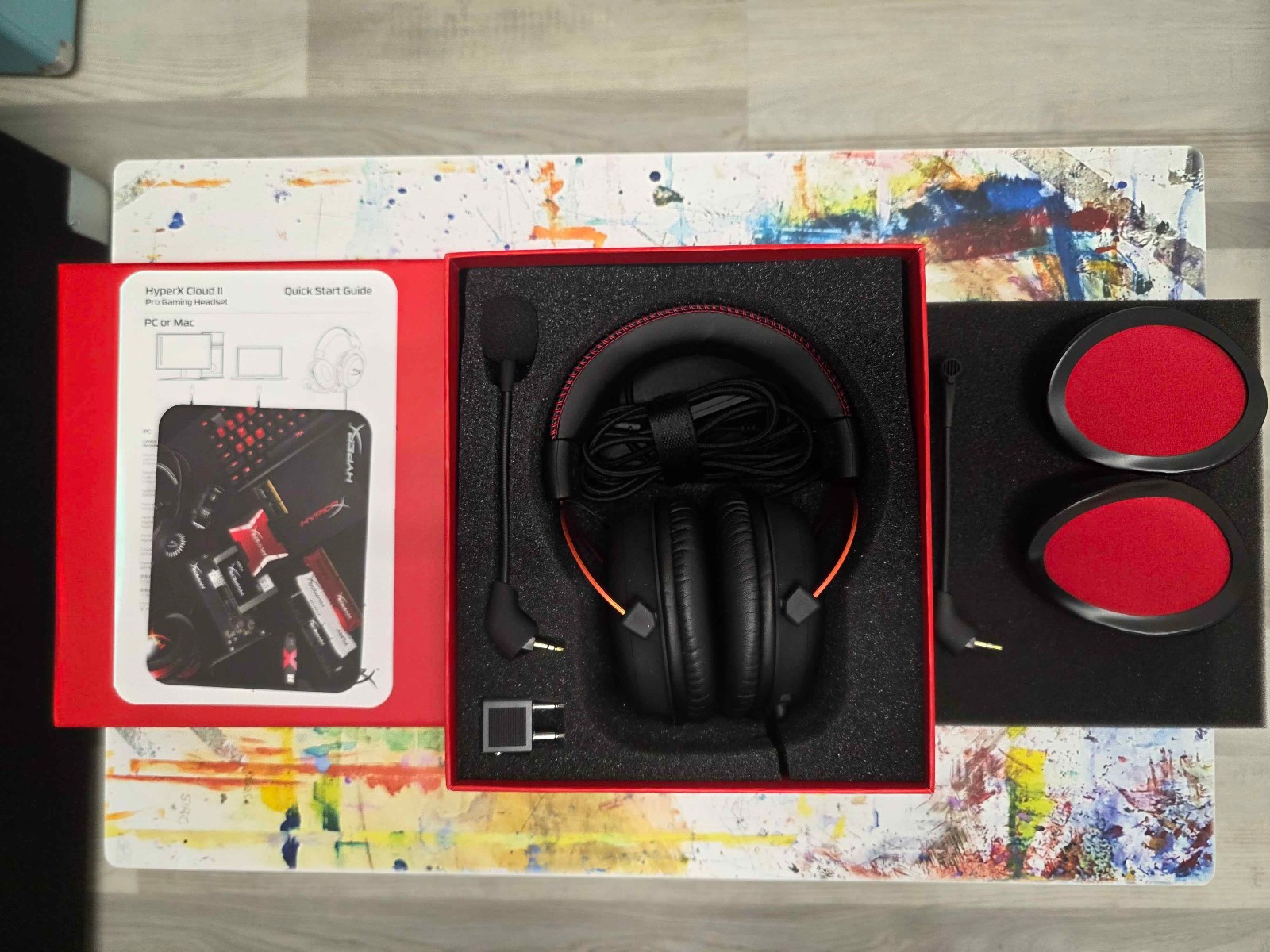 Wireless Gaming Headset - HyperX Cloud II Wireless w/ Extra Earpads + Mic