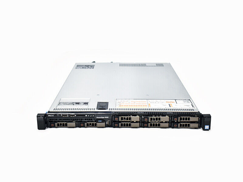 Dell PowerEdge R630 8SFF 2.4Ghz 20-Core 256GB Mem 4x1G RJ-45 NIC 2x750W PSU