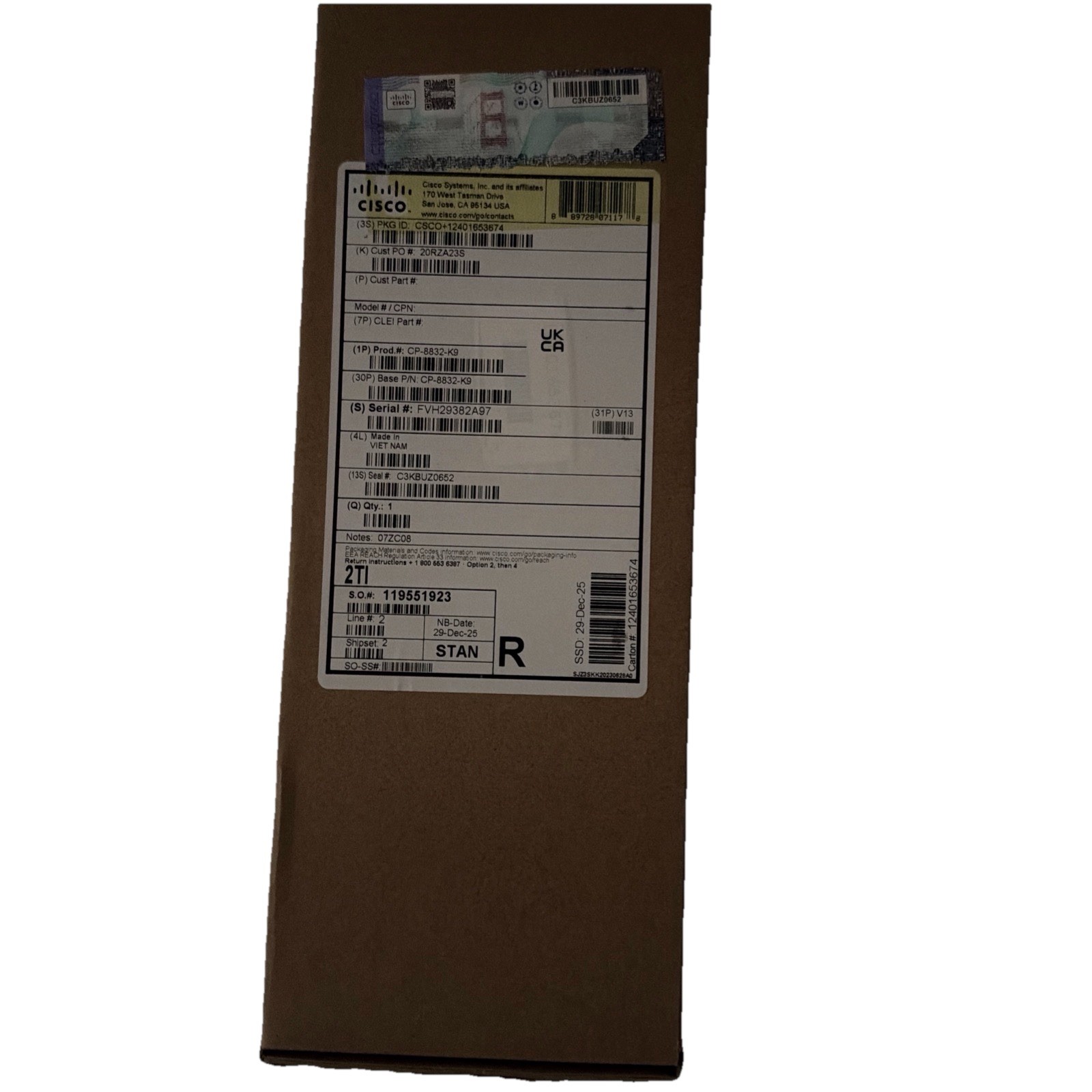 Cisco 8832 CP-8832-K9 IP Conference Brand New 