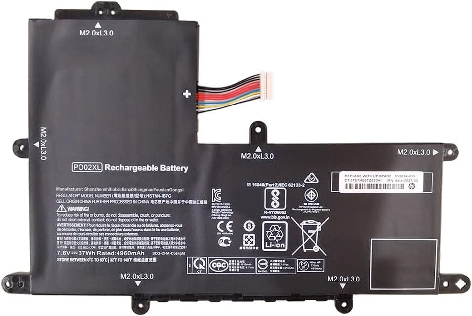 PO02XL Laptop Battery Replacement Compatible with HP Stream 11 Y0205 Y010WM