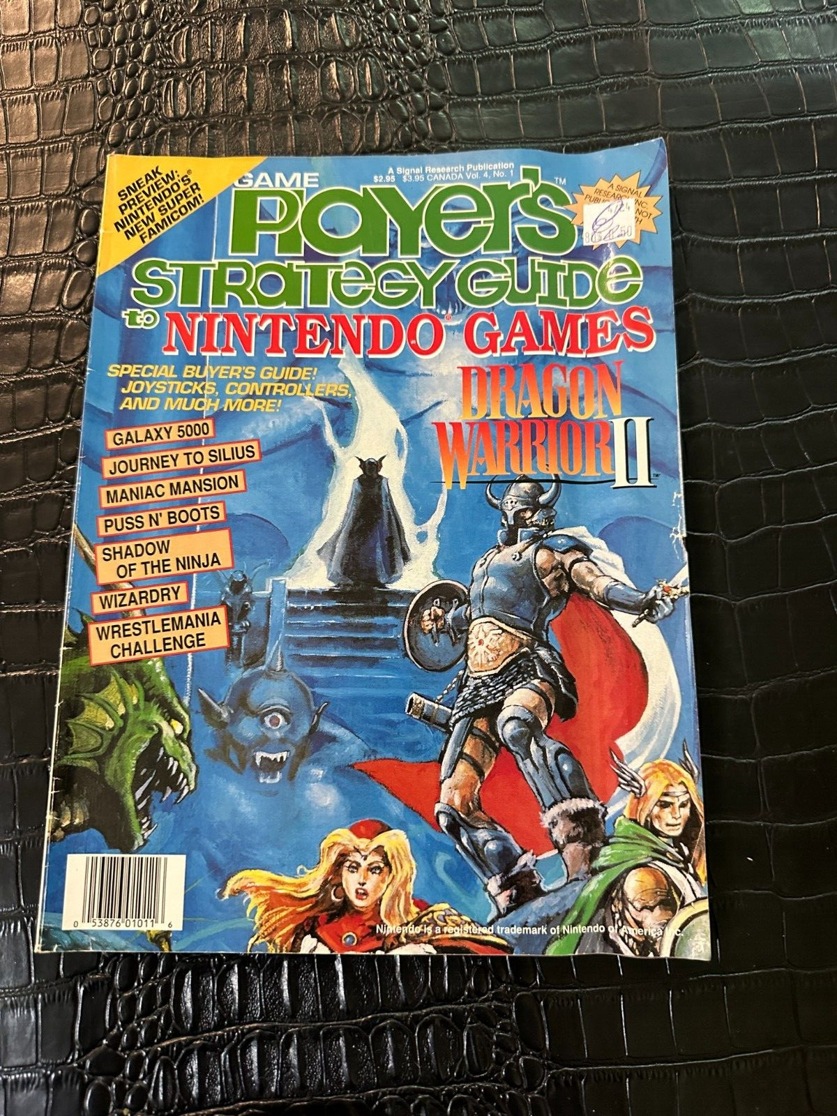 1990 Game Players Strategy Guide to Nintendo Games Magazine Vol. 4 #1