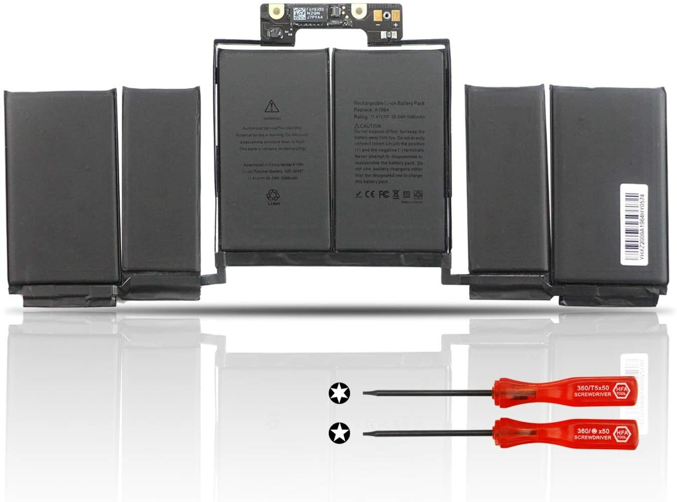 New     A1964 Battery for Apple Macbook Pro 13 inch A1989 Mid 2019 2018