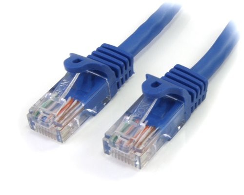 Startech RJ45PATCH25 25ft Blue Cat5e Patch Cable M-F