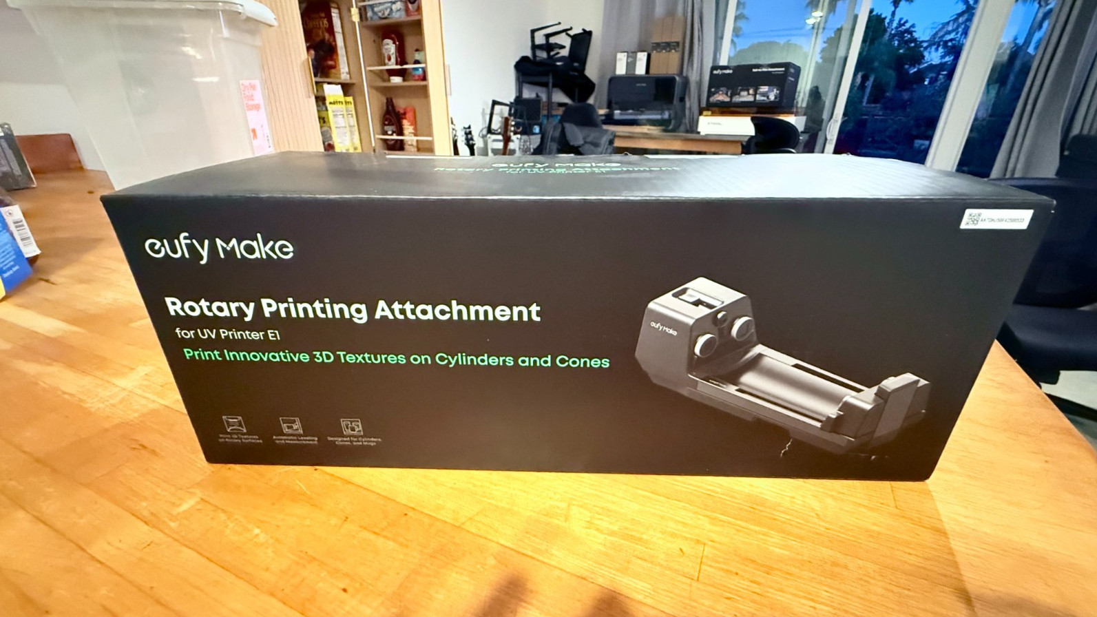 eufyMake Rotary Printing Attachment for UV Printer E1  - NEW IN BOX