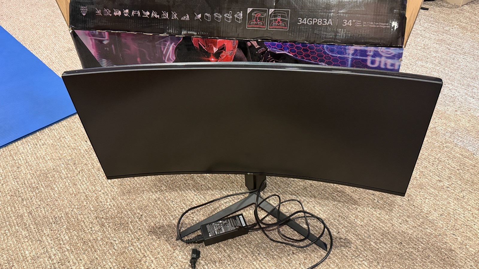 LG 34GP83A-B 34" Ultrawide Curved IPS 1440p 1ms 144Hz G-SYNC