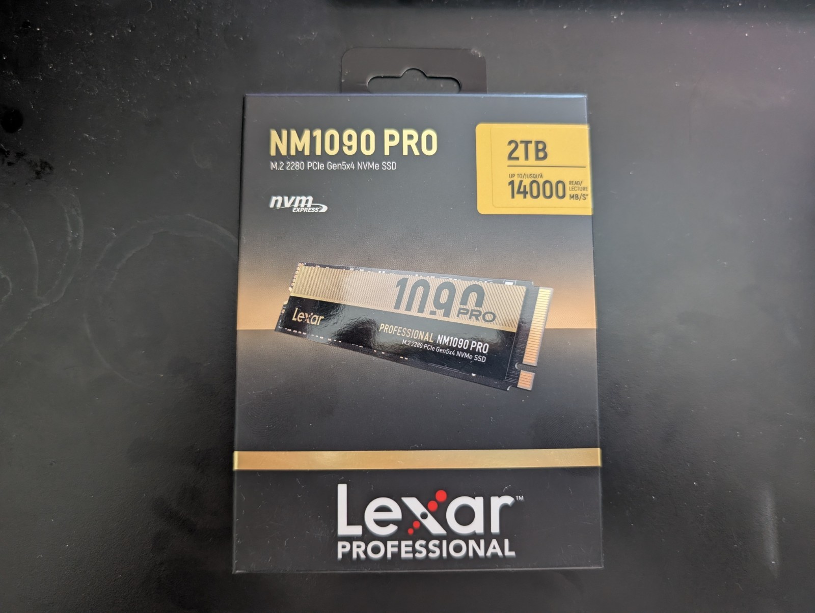 Lexar Professional NM1090 PRO 2TB PCIE Gen 5 M.2 SSD BNIB