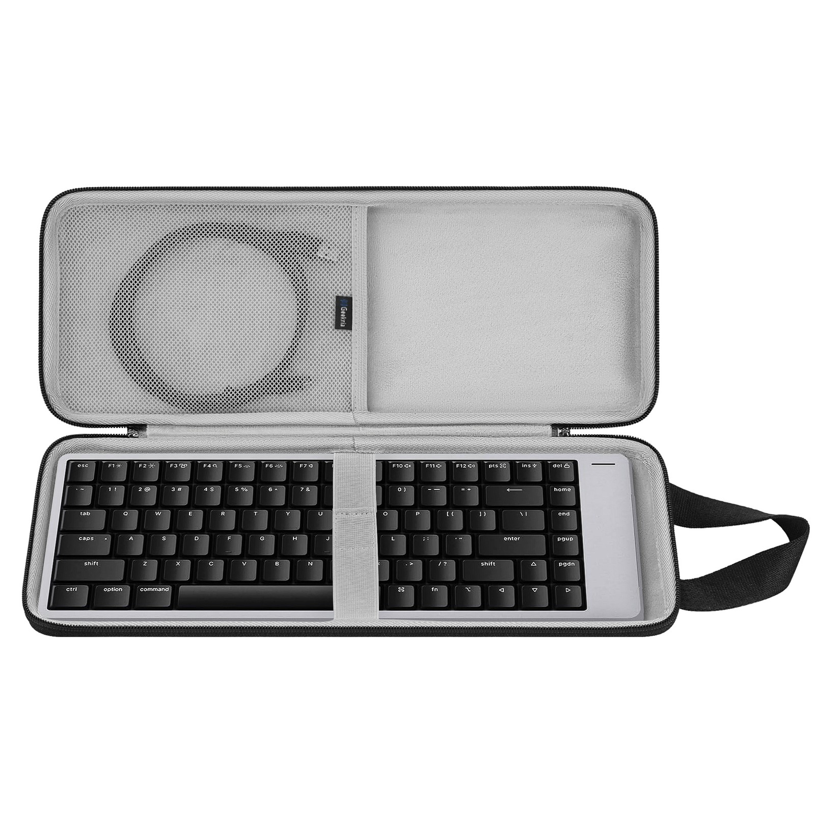 Geekria Slim Keyboards Carrying Case for LOFREE Flow2 84 Keys