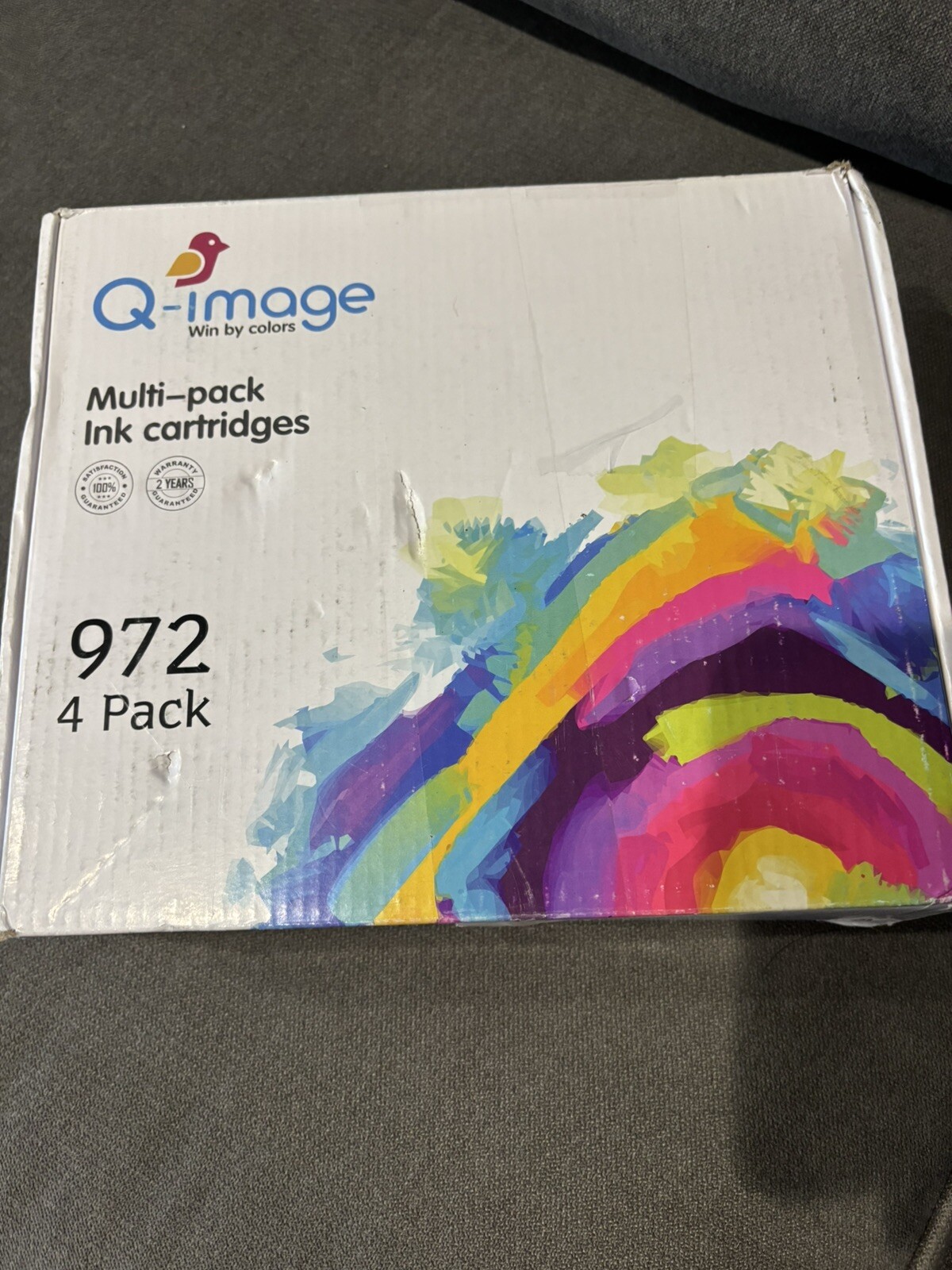 NEW Q- Image Multi Pack Ink Cartridges 972 4 Pack Black, Yellow, Cyan, Magenta