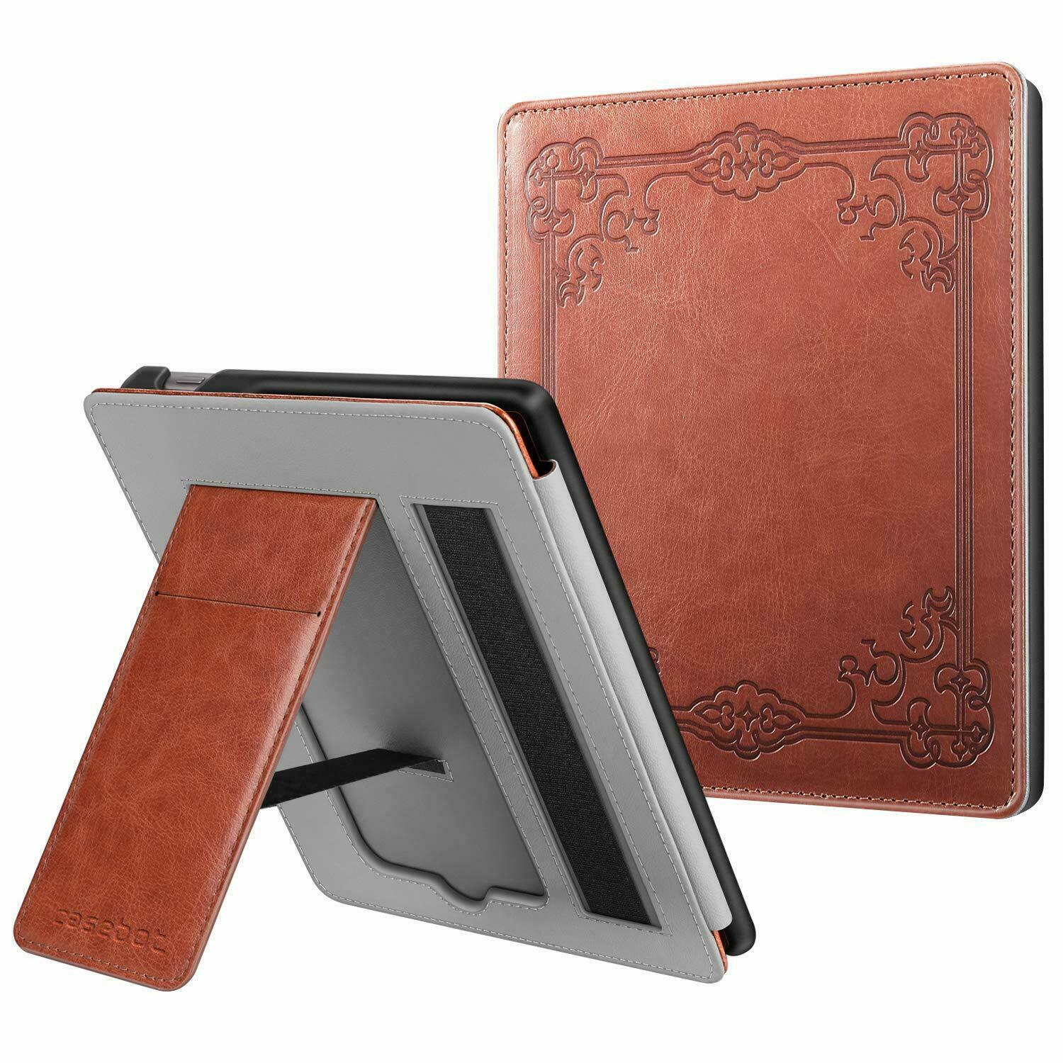 For Kindle Oasis 10th Gen 2019 / 9th Gen 2017 Case Stand Cover with Hand Strap