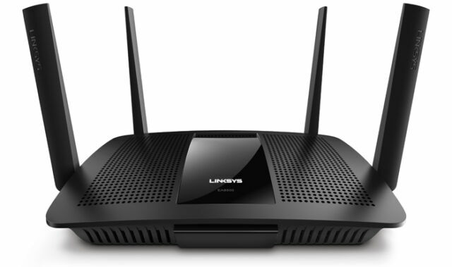 Linksys Max-Stream 1733 Mbps 4-Port Gigabit Wireless AC Router - EA8500