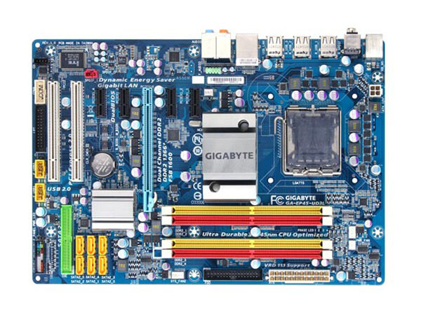For GIGABYTE EP45-DS3L motherboard P45 LGA775 2*DDR2 16G ATX Tested ok
