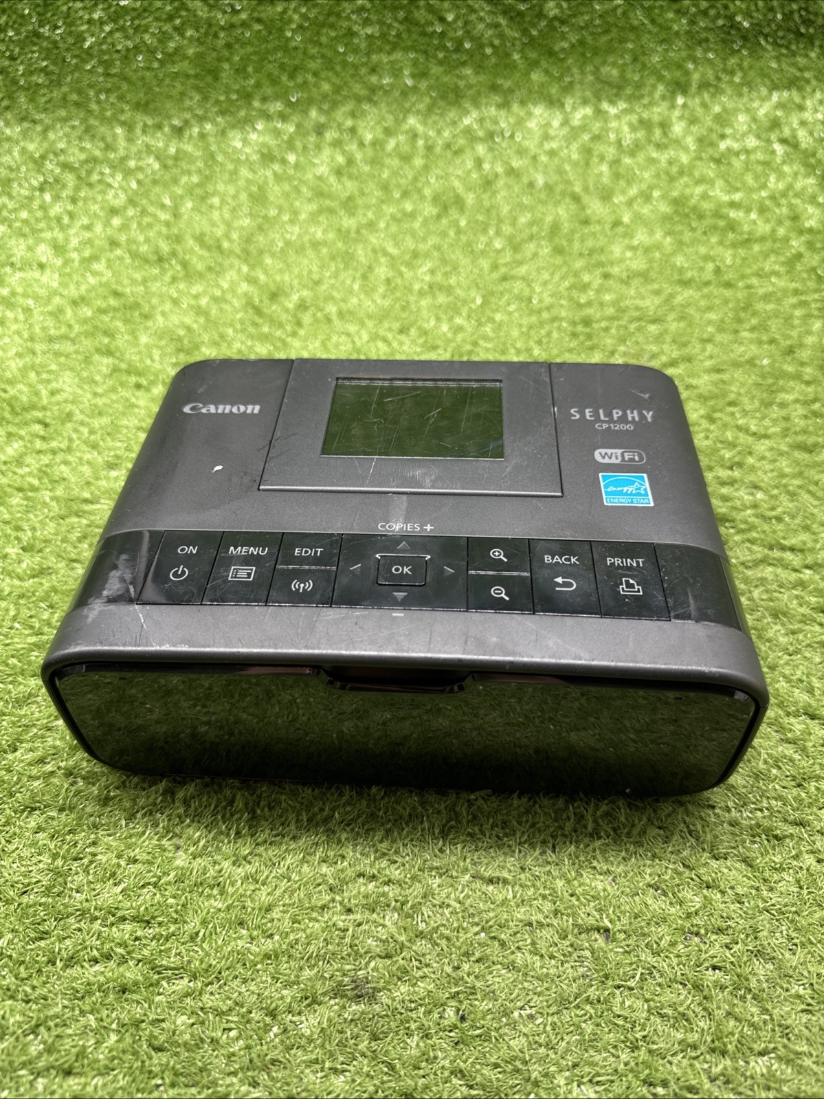 Canon Selphy CP1200 Compact Color 4x6 Photo Printer Only Power Tested No Cord L