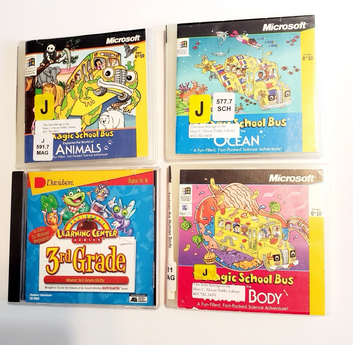 4 Vintage Educational PC Software 