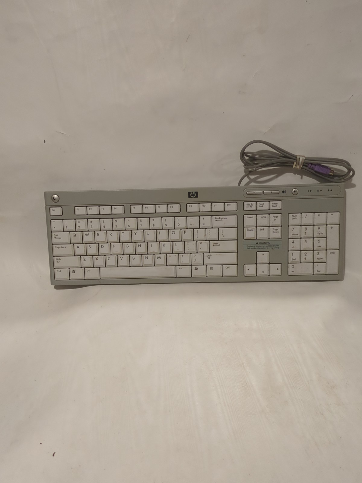 HP 5137 KEYBOARD MEDIA CENTER PAVILION VECTRA SERIES US ENGLISH PS/2 5188-0992