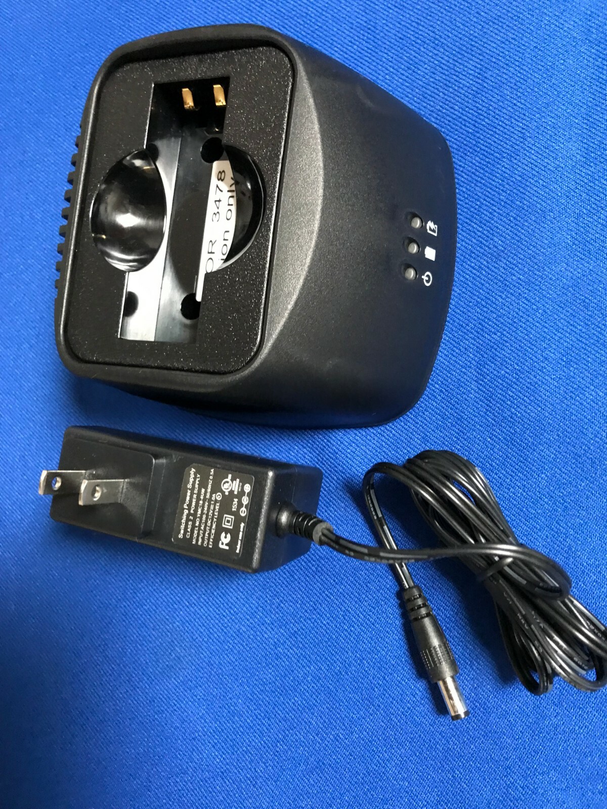 Single Pro Li-ion Charger w/Battery-CUP of Psion-Teklogix 7535 #HU3000 Scanners 