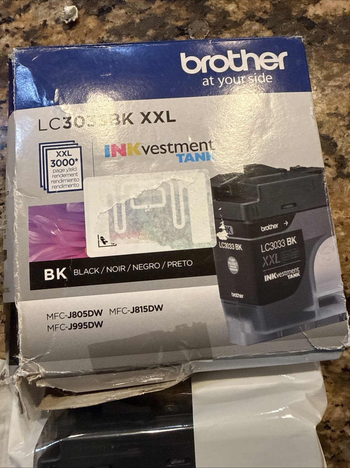 New Brother LC3033BK XXL Black Ink Cartridge Super-High-Yield 3000+