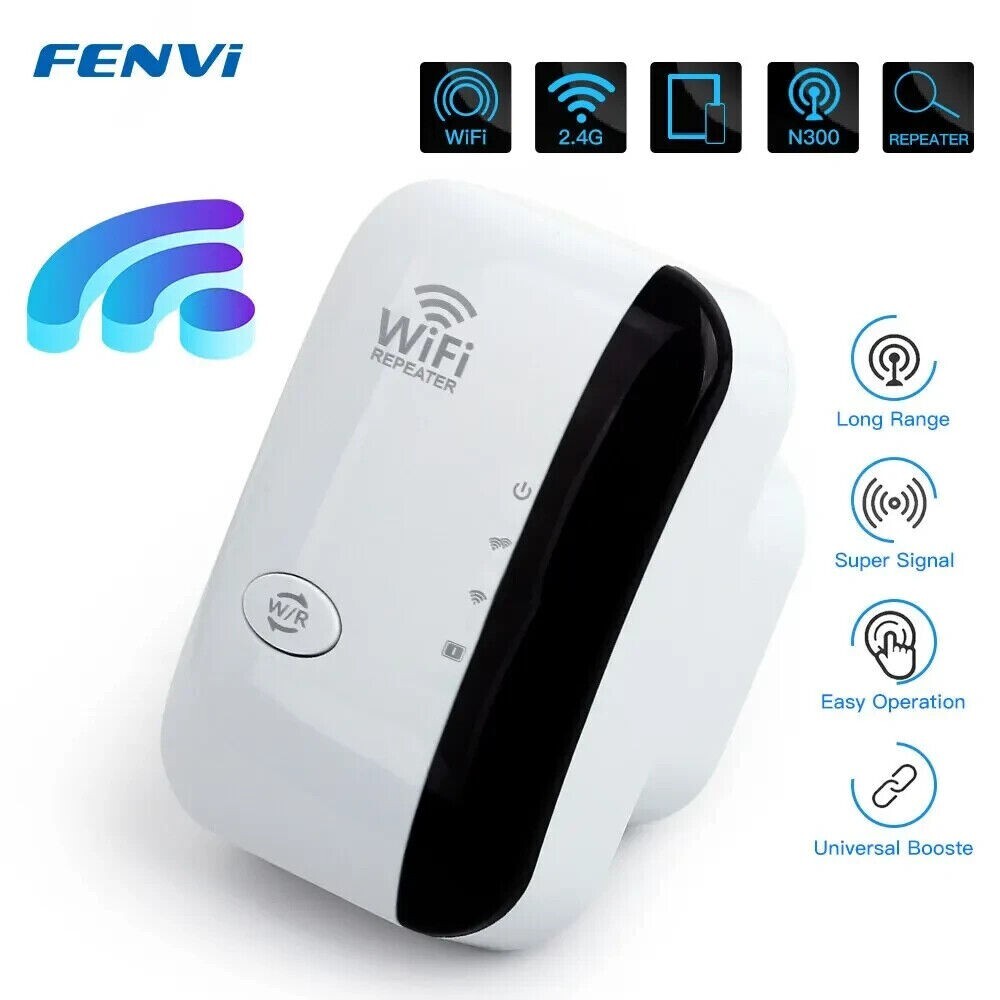 FENVI 300Mbps Wireless WIFI Repeater Remote Wifi Extender WiFi Amplifier 802.11N