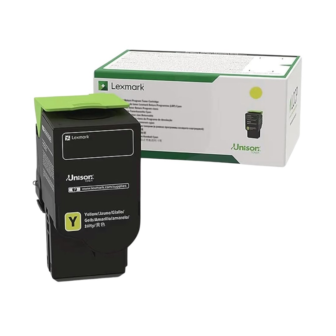 Lexmark 74C10Y0 Yellow Toner Cartridge 3K Yield Return Program Genuine