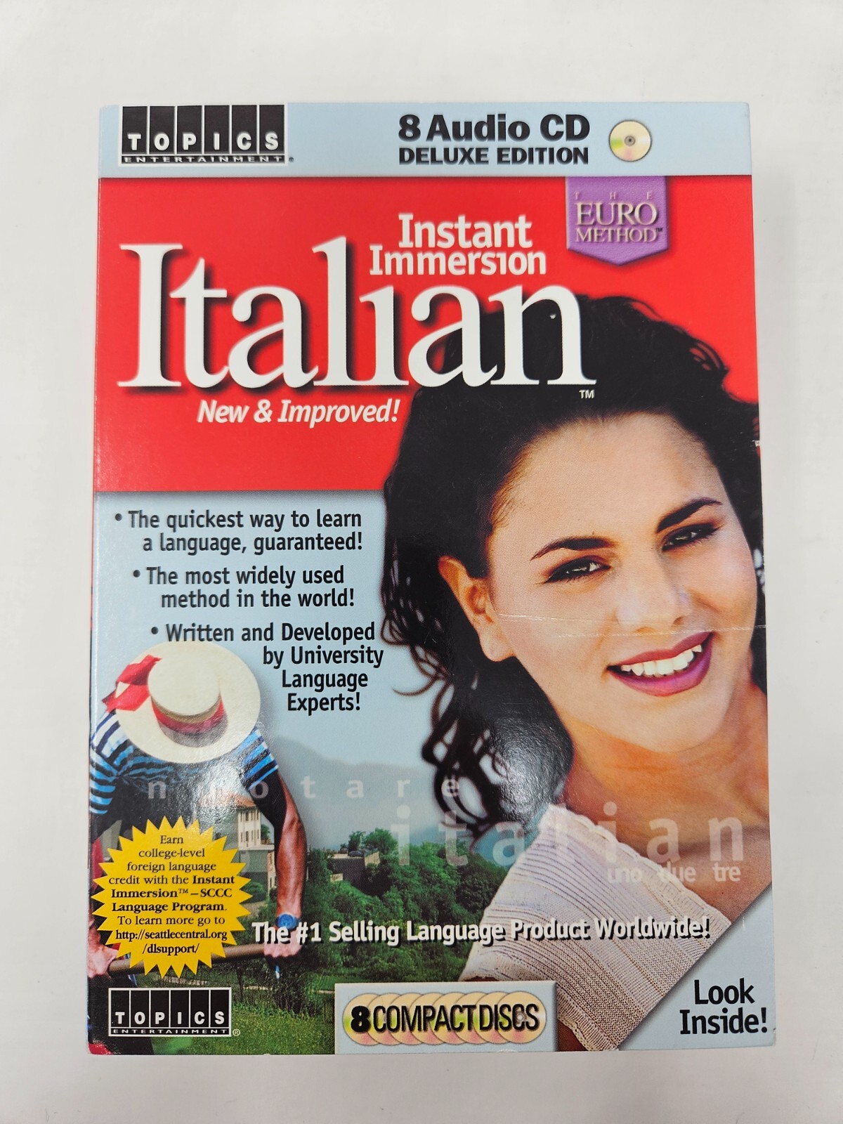 The Euro Method – Instant Immersion Italian (8 Audio CD) –Language Learning- NEW
