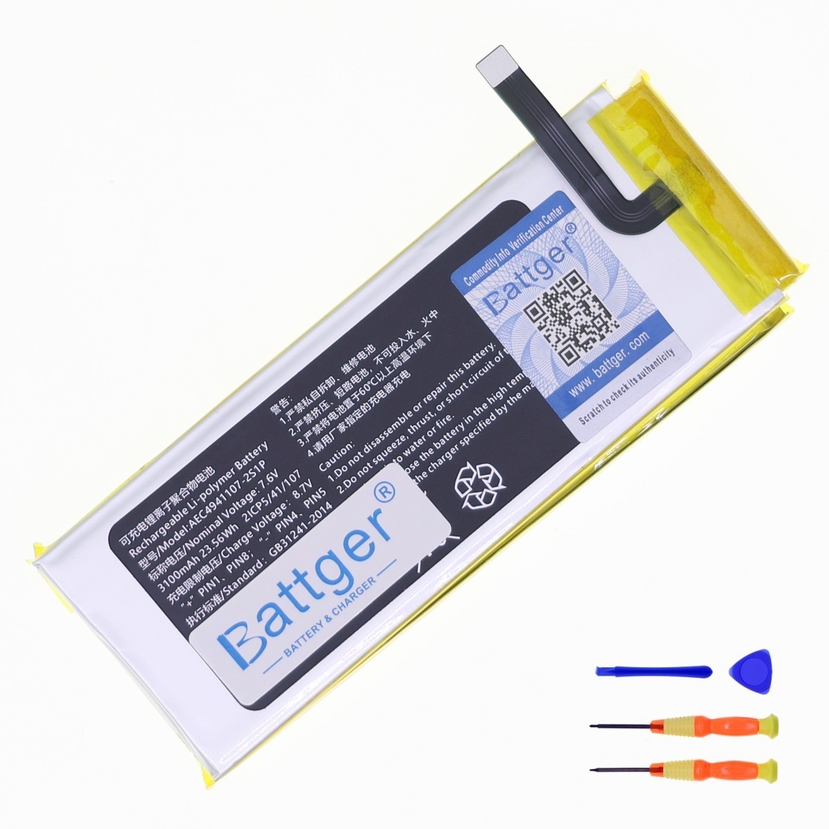 Genuine GPD MicroPC N4100 EC4941107-2S1P 4841105-2S AES4841105-2S1P battery