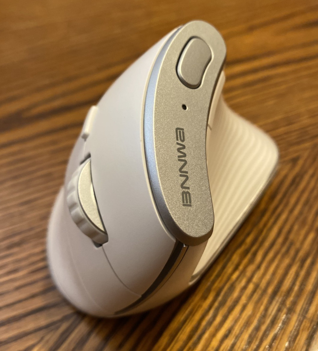 BNNWA Multi Device Wireless Vertical Ergonomic Optical Mouse 2.4G Bluetooth