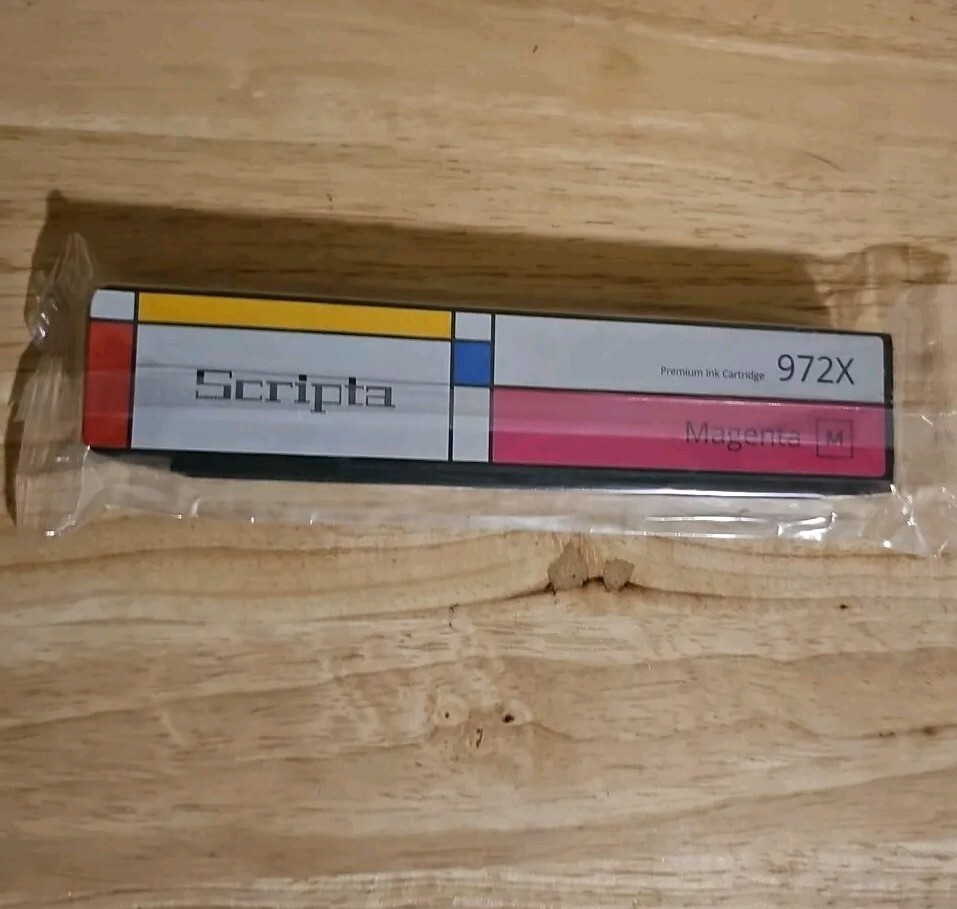 HP Compatible 972X High Yield Magenta Ink PageWide Scripta New Sealed