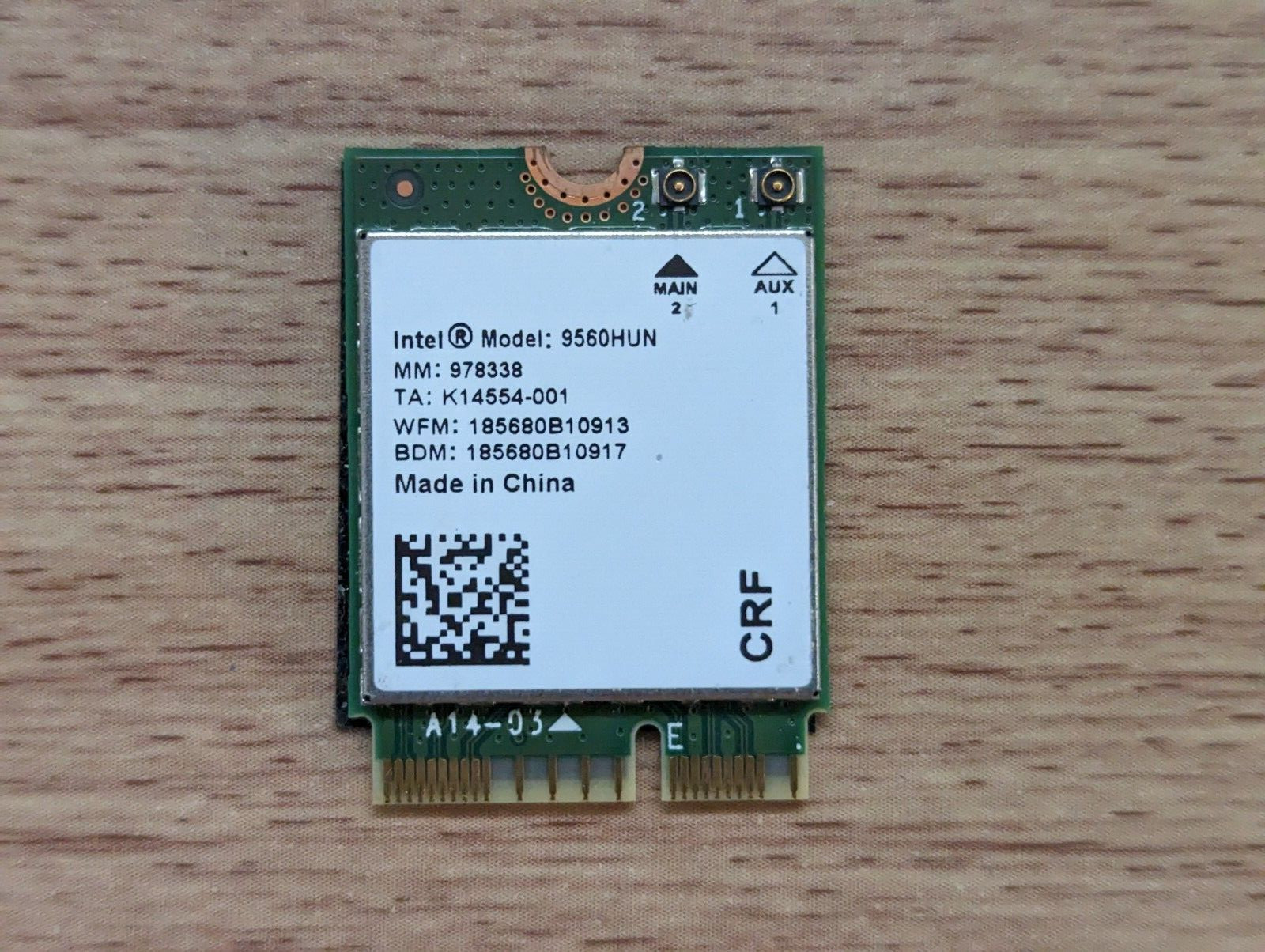  Intel 9560HUN NGFF wireless Card