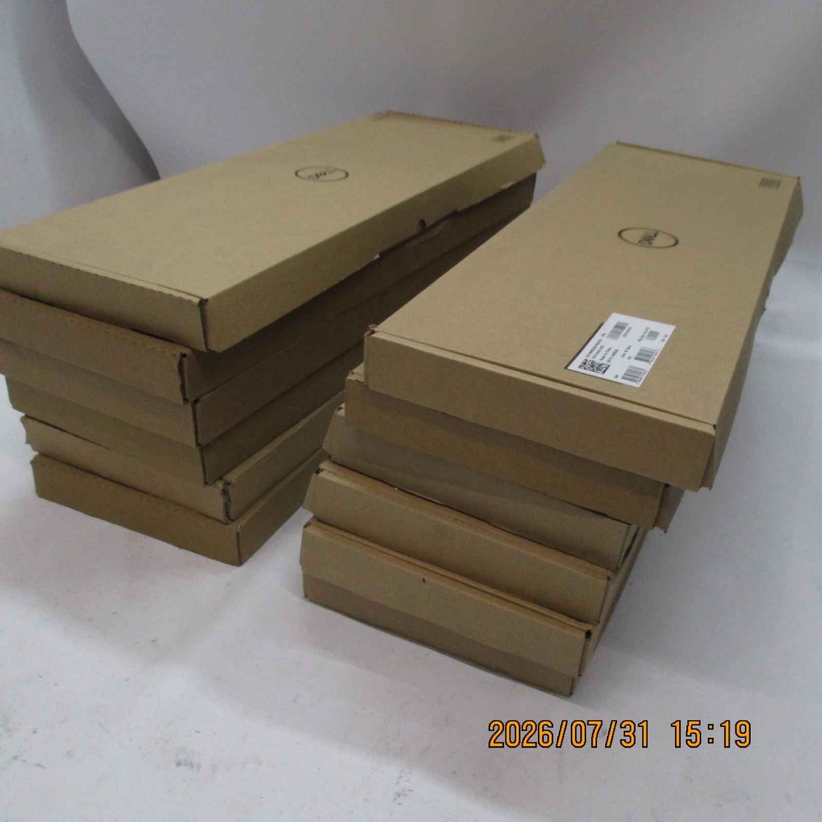 LOT-12 DELL KB216-BK-US  WIRED USB STANDARD KEYBOARD BLACK ENGLISH W/ NUM T5-C14