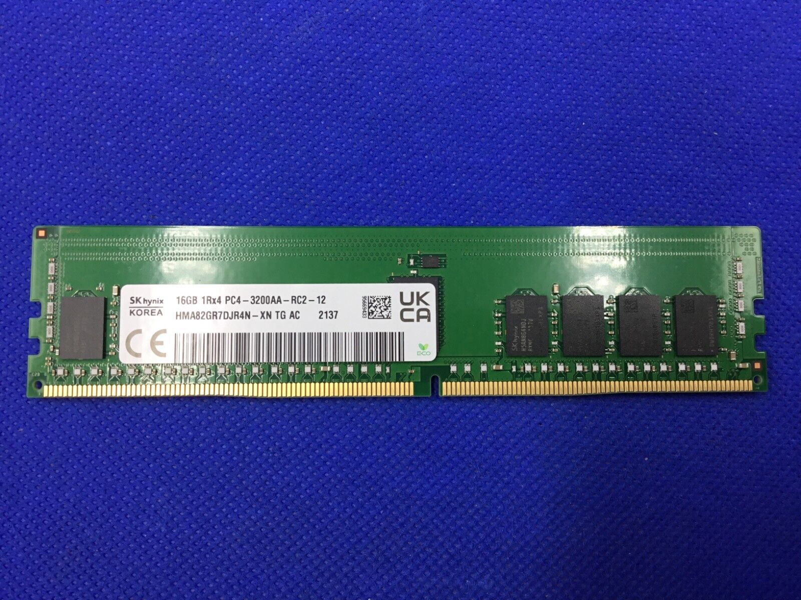 HMA82GR7DJR4N-XN HYNIX 16GB (1X16GB) 1RX4 PC4-3200A MEMORY MODULE
