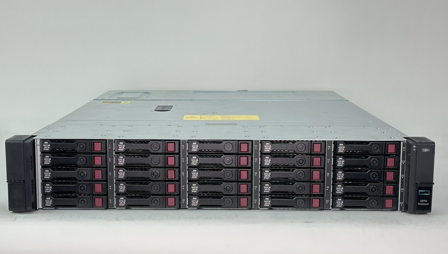 HPE D3710 25x 400GB WI SSD SAS 12G Storage Expansion Array JBOD 10TB SFF I/O
