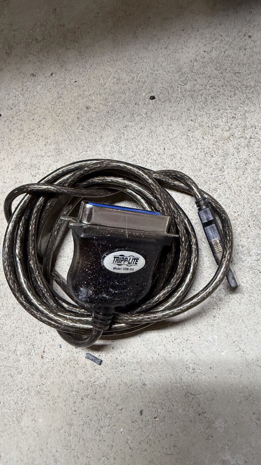 10ft USB to Parallel (Centronics CN36 Pin Male / IEEE1284) Converter Cable
