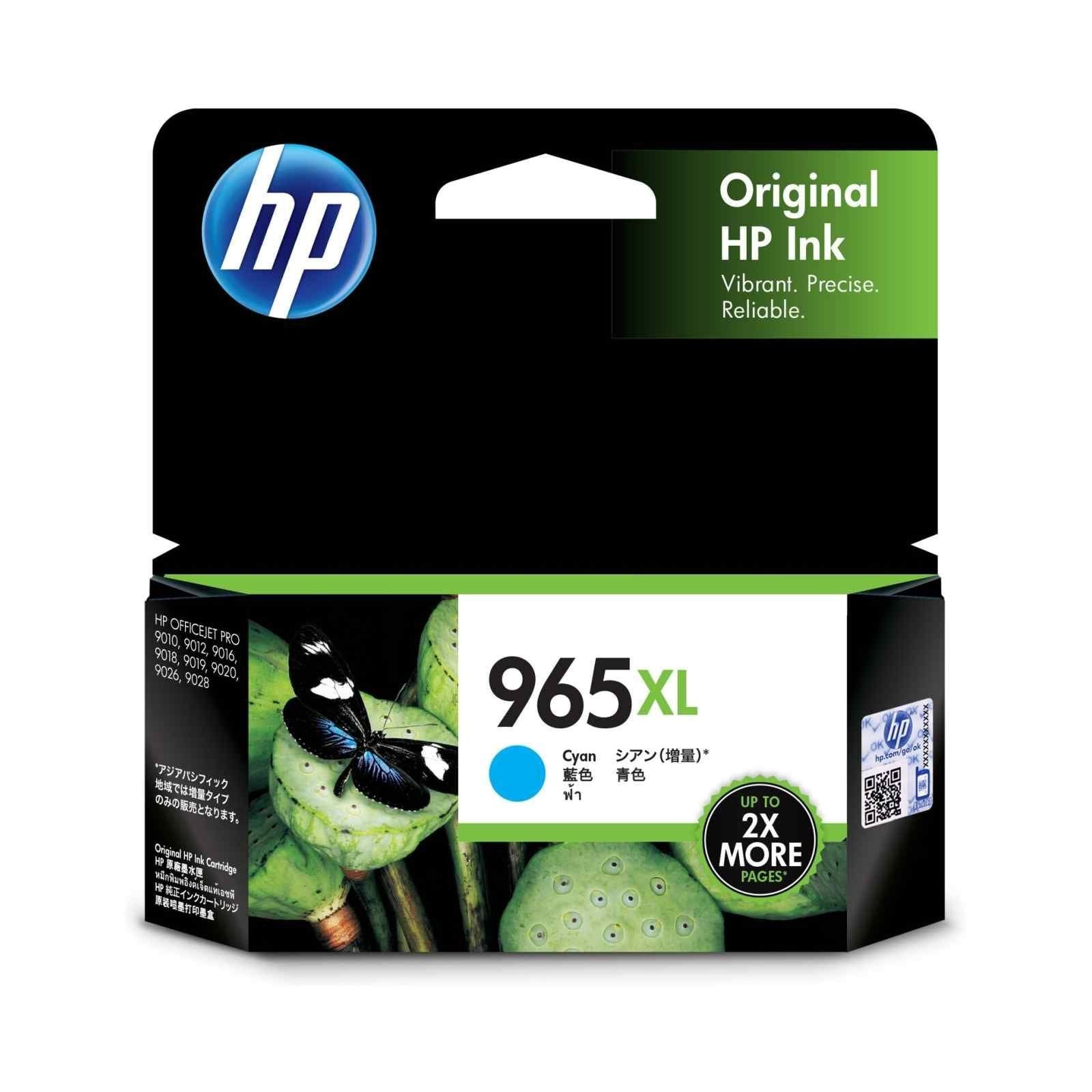 AU GENUINE Original HP 965XL Cyan Ink Cartridge Toner Officejet 3JA81AA Toner &