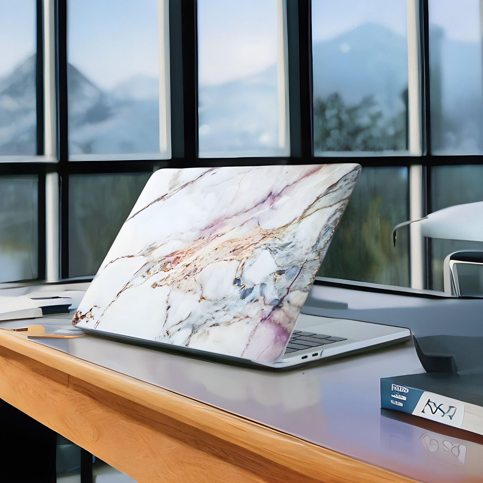 White Pink Marble MacBook Pro 13" Case: Chic Elegance, Exceptional Protection