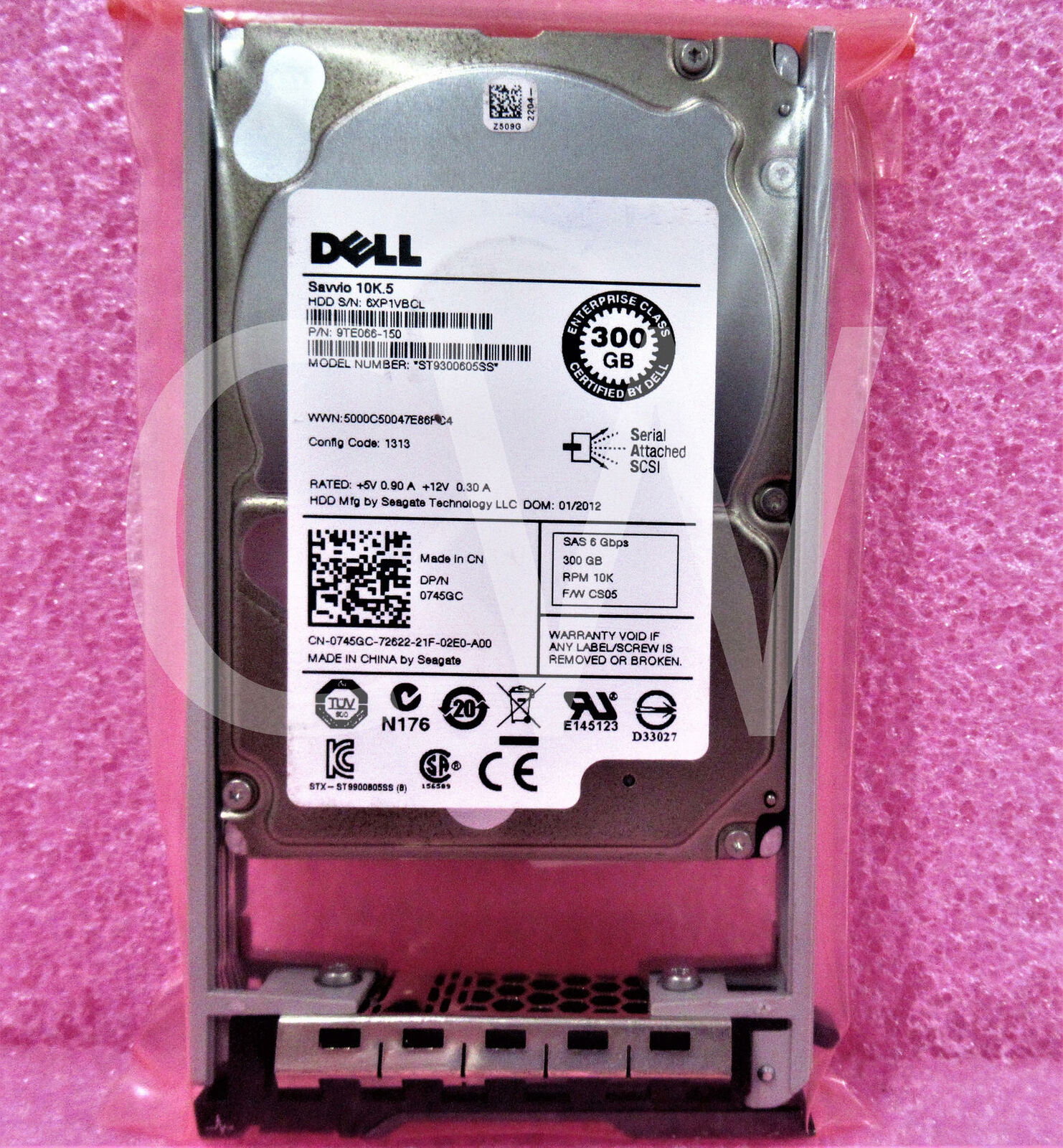 745GC ST9300605SS Dell 300GB 10K RPM 6Gb/s 2.5\