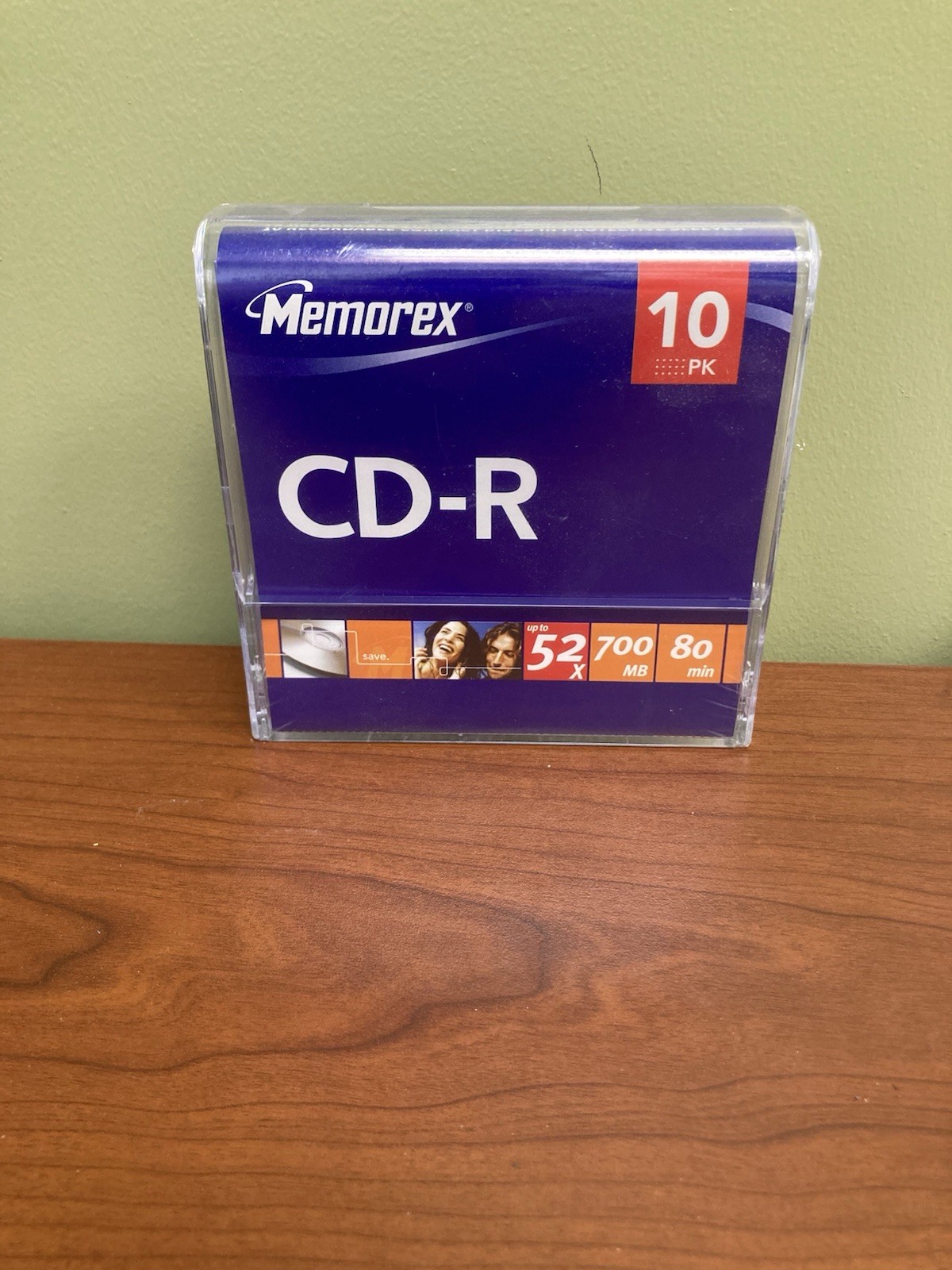 Memorex NEW & SEALED 10 Pack CD-R - 52x 700MB 80 Min