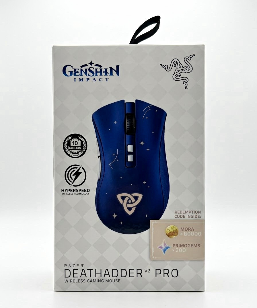 Razer DeathAdder V2 Pro Genshin Impact Wireless/Bluetooth 20kDPI LIMITED EDITION